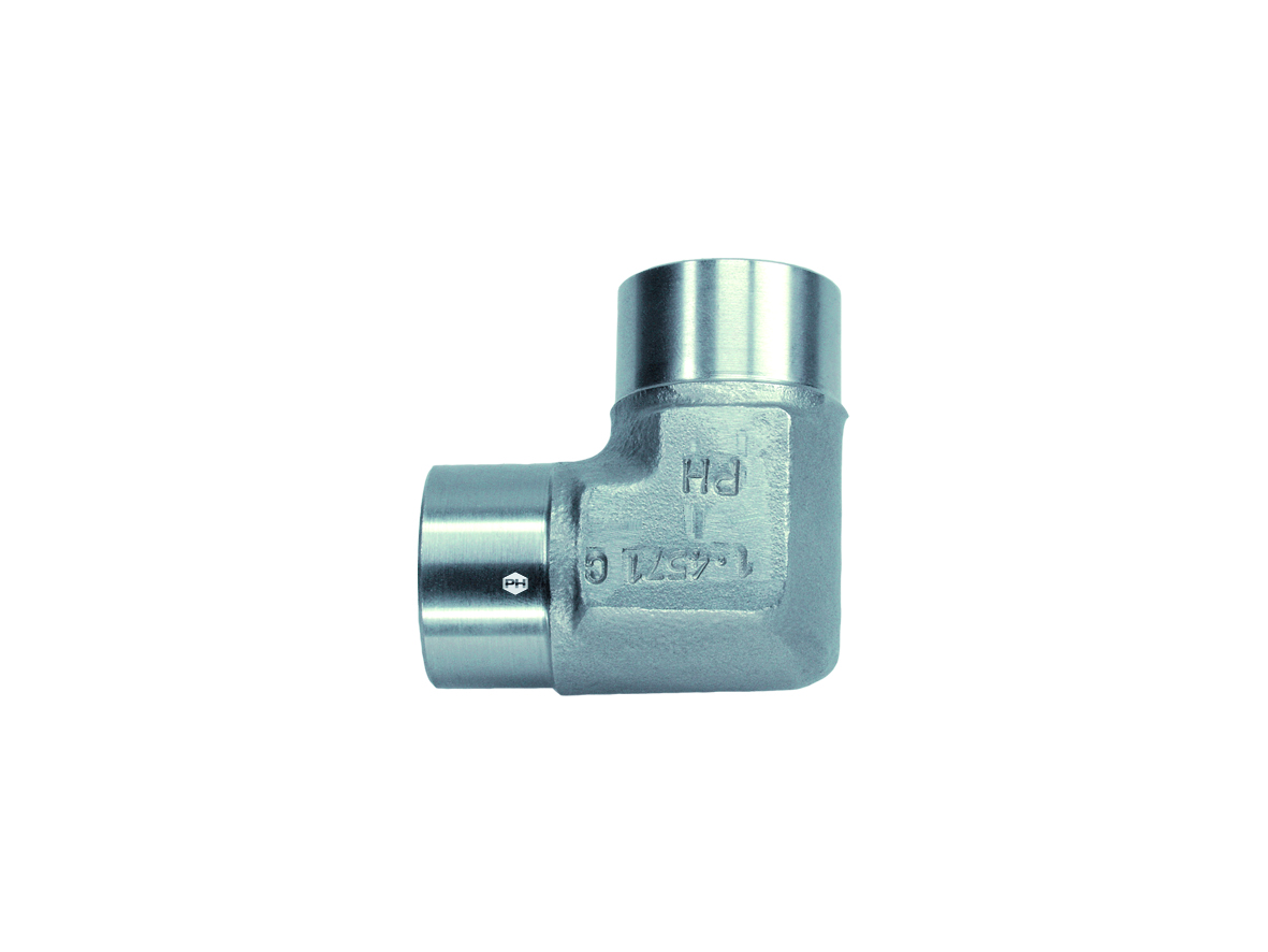 BSPP fixed female 90° elbow