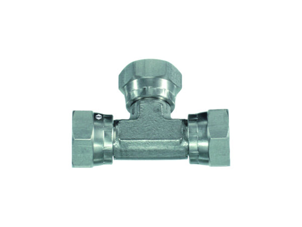 BSPP swivel female equal tee