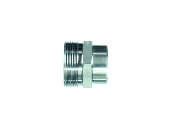 M38x1.5 parallel with 60 cone to 30mm OD welding adapter