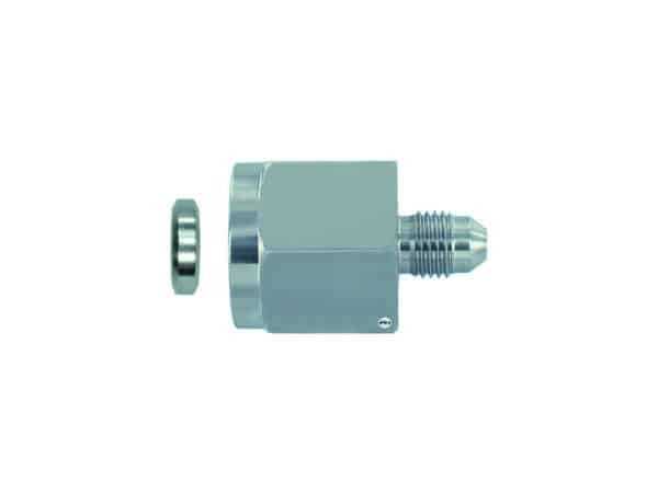 37° flare JIC male to BSPP female pressure gauge connector