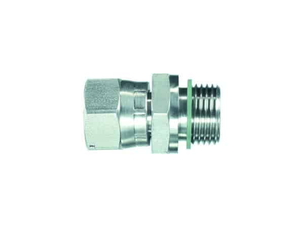 37° flare JIC swivel female to BSPP male