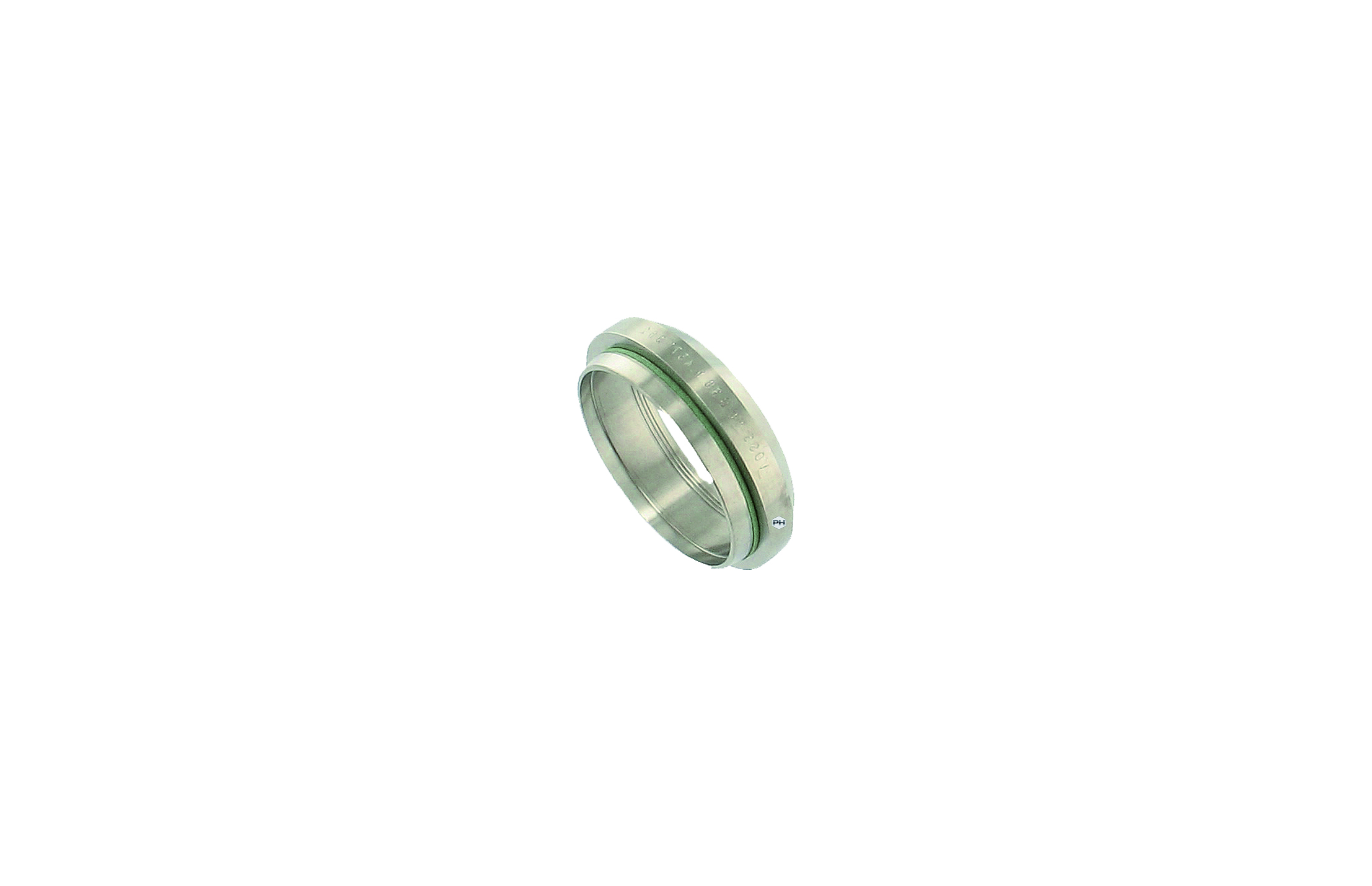 Double bite compression cutting rings – with Viton soft seal