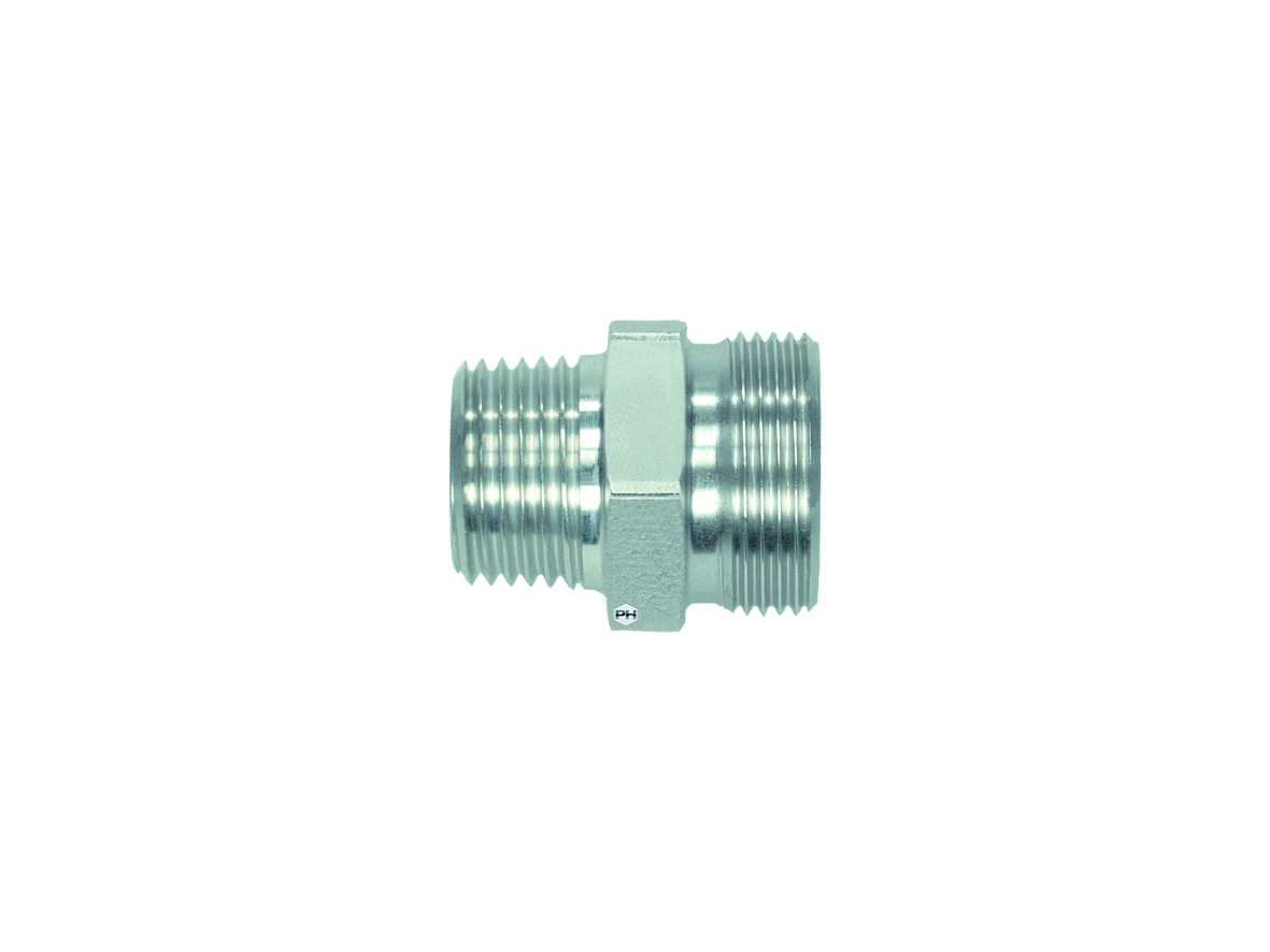 Male stud coupling to metric taper - body only