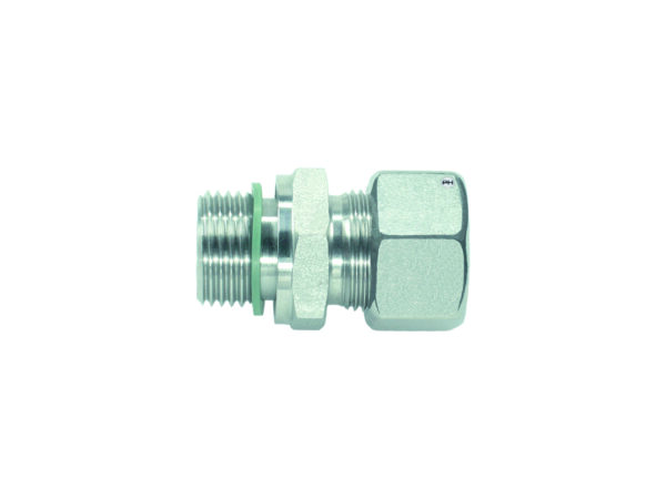 16mm S series to 1/4 inch BSPP male stud coupling c/seal