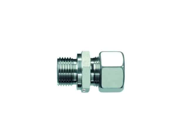 10mm S series to 1/8 inch BSPP male stud coupling DIN 2353