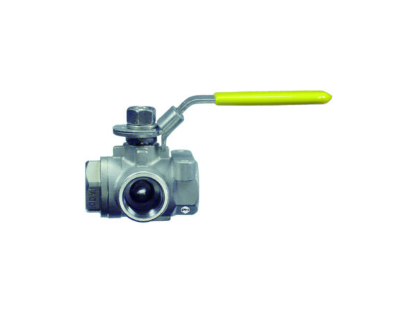 3-way low pressure lever operated ball valve