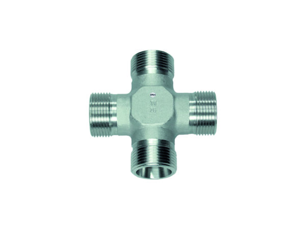 14mm S series equal cross tee - body only DIN 2353