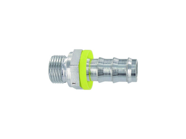 BSPP Male Push-on Hose Fitting